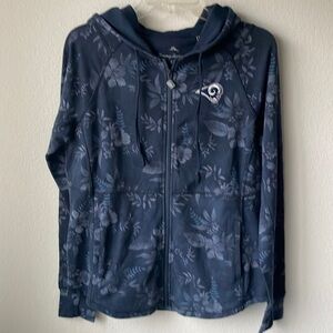 NWT NFL Los Angelos Rams Women's size Small hooded jacket Tommy Bahama